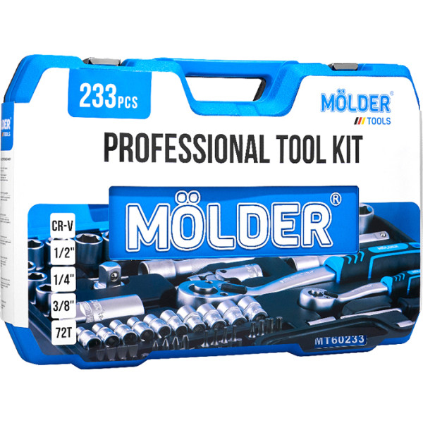 Фото - Набор инструментов Molder 233 шт. в кейсе (MT60233)
