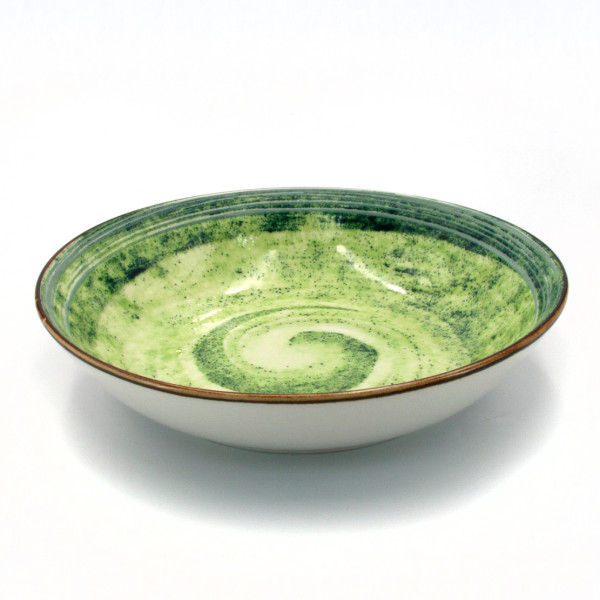 Фото - Тарелка суповая Milika Sand Green 20 см (M0540-TRSC251816-80SP)