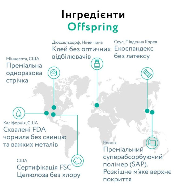 Фото - Одноразовые подгузники-трусики Offspring размер XXL 15-23 кг 24 шт. Подводный мир (DP-OI-FAP-XXL24P-AQT)