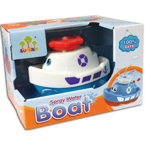 Фото - Интерактивная игрушка для ванной Sunlike корабль, плавающий, брызгающий, работает от батарей  в ассортименте (SL87002)