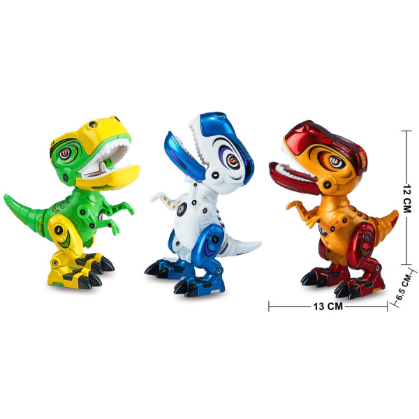 Фото - Интерактивная игрушка MING YUAN Динозавр (свет, звук) в ассортименте (MY66-J1203)