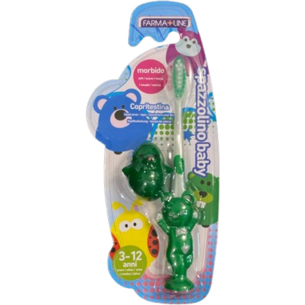 Фото - Зубная щетка мануальная детская Farma Line 3-12 лет Teddy Bear (SPA1599A)