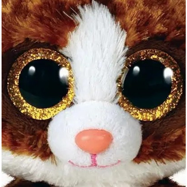 Фото - Мягкая игрушка глазастик TY Beanie Boo's Лемур "BINKY" 25см (37287)