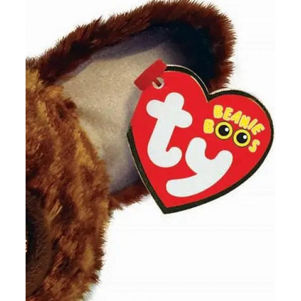 Фото - Мягкая игрушка глазастик TY Beanie Boo's Лемур "BINKY" 25см (37287)