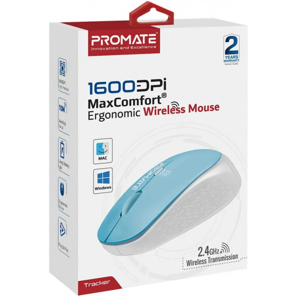 Фото - Мышь беспроводная Promate Tracker Blue