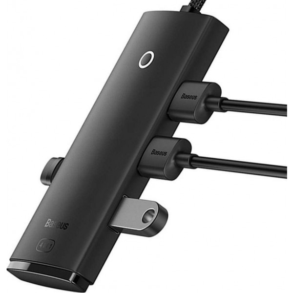 Фото - Хаб USB Baseus Lite Series 4-in-1 Type-C to USB 3.0*4 0.25m (WKQX030301)