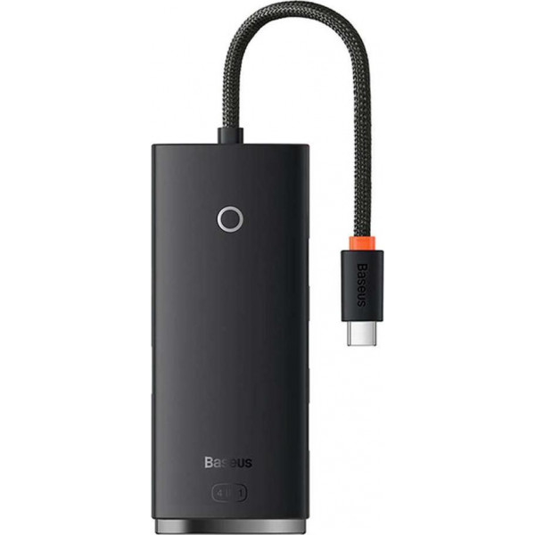 Фото - Хаб USB Baseus Lite Series 4-in-1 Type-C to USB 3.0*4 0.25m (WKQX030301)
