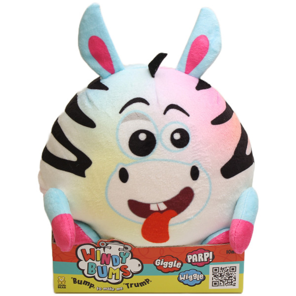 Фото - Интерактивное животное Golden Bear Windy Bums зебра (08609)
