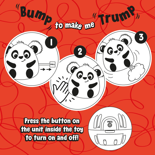 Фото - Интерактивное животное Golden Bear Windy Bums зебра (08609)