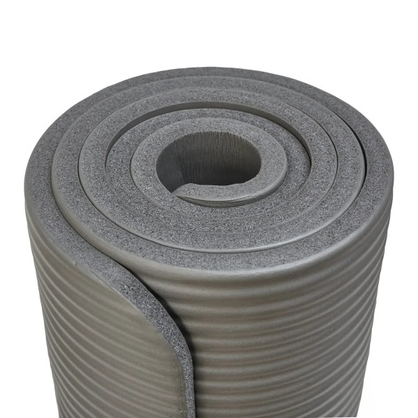 Фото - Коврик для йоги и фитнеса TECOFIT 183х61х1 см NBR Grey (TOP20106462)