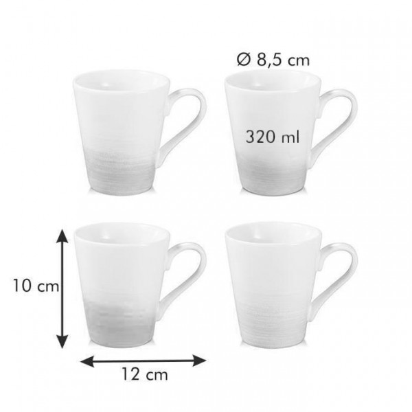 Фото - Набор чашек tescoma 387764 myCOFFEE 4 шт. Pastels