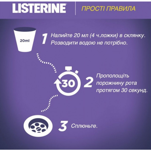 Фото - Ополаскиватель для полости рта Listerine Свежая мята 1 л (3574661011394)