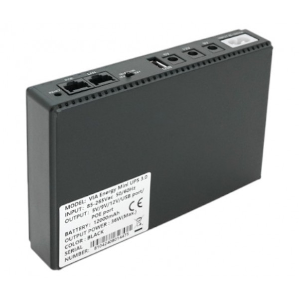 Фото - Источник бесперебойного питания VIA Energy Mini UPS 36W 3.0 12000mAh