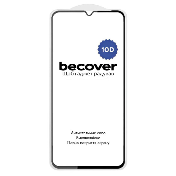 Фото - Защитное стекло для смартфона BeCover for Xiaomi Redmi A4 5G 10D Black (712883)