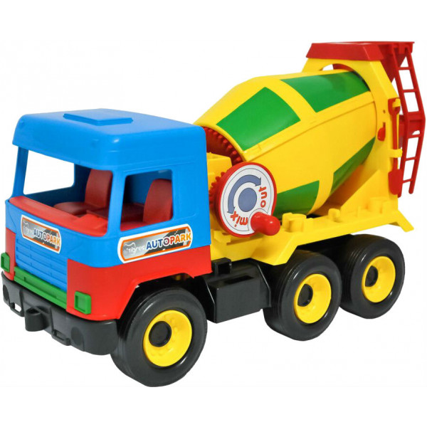 Фото - Уценка - Базовый игровой транспорт для малыша Tigres ''Middle truck'' бетоносмеситель (39223)