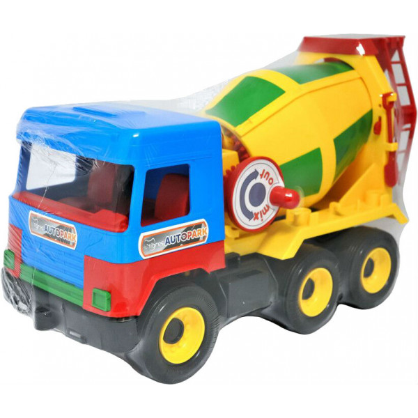 Фото - Уценка - Базовый игровой транспорт для малыша Tigres ''Middle truck'' бетоносмеситель (39223)