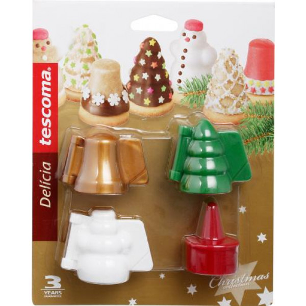 Фото - Набор форм для печенья Tescoma 631646 Delicia