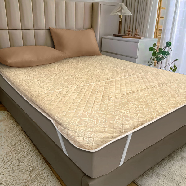 Фото - Наматрасник Zastelli 711 Трикот 180х200 см Бежевий (16348)