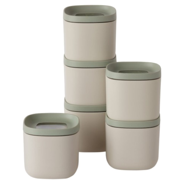 Фото - Набор емкостей для сыпучих Berghoff 3950401 LEO BALANCE 160 мл 6 пр.