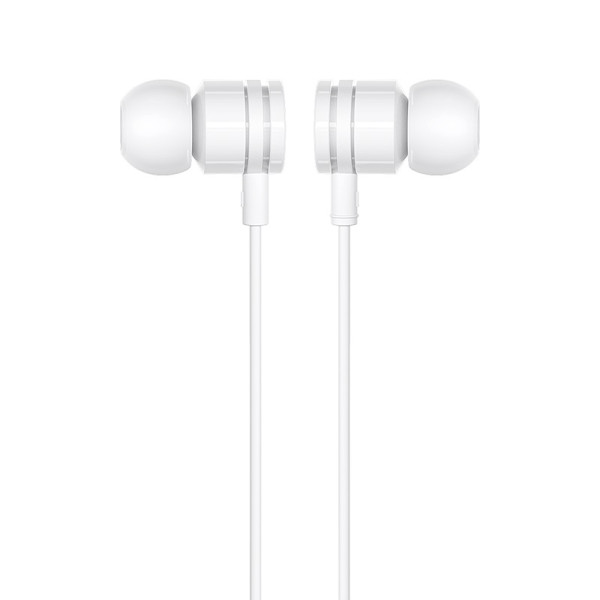 Фото - Наушники вкладыши проводные BOROFONE BM31 Mysterious White (6931474704320)