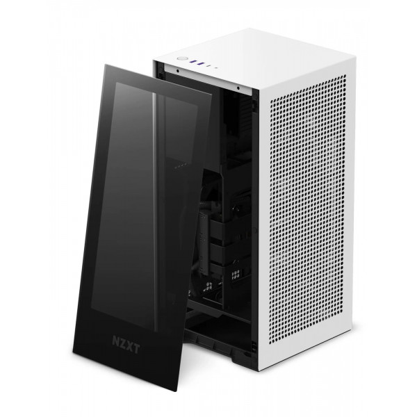 Фото - Корпус NZXT H1 Matte White (CA-H16WR-W1-EU)