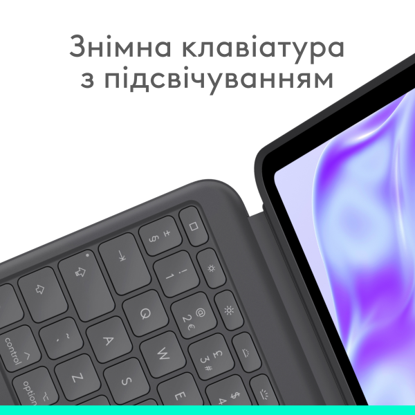 Фото - Чехол-клавиатура для планшета Logitech Combo Touch for iPad Pro 13'' (M4) Graphite (920-012833)