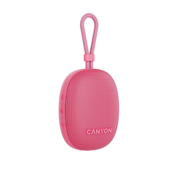 Фото - Портативная акустика Canyon OnMove 12 IPX7 TWS 5W Pink (CNE-CBTSP12PK)