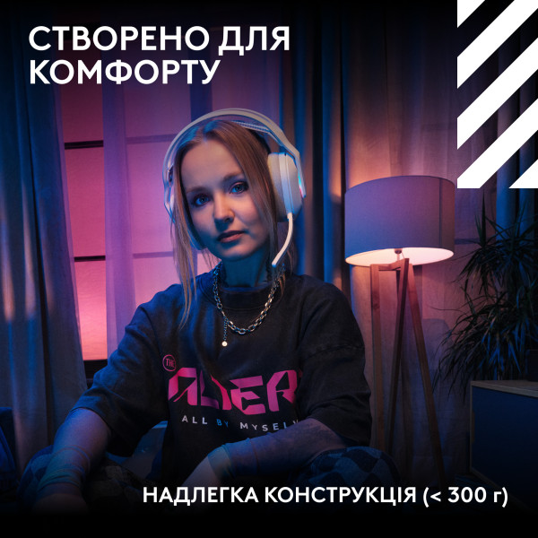 Фото - Гарнитура беспроводная игровая Logitech G ASTRO A20 X White (939-002253)