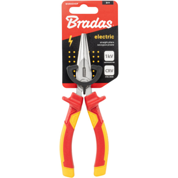 Фото - Плоскогубцы BRADAS ELECTRIC 160 мм (DIY-PL1012/6)