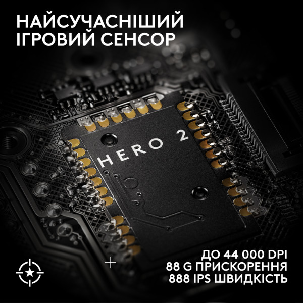 Фото - Мышь беспроводная игровая Logitech G PRO X SUPERLIGHT 2 SE LIGHTSPEED Wireless Gaming Mouse BLACK - 2.4GHZ (910-007554)