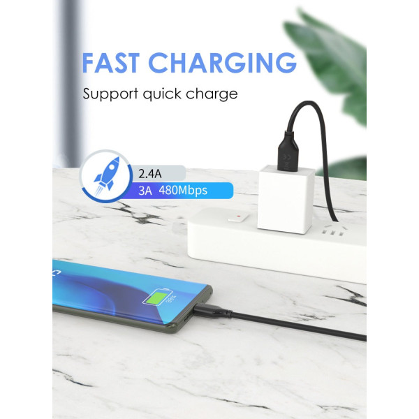 Фото - Кабель синхронизации данных Cabletime USB Type-C - USB (M/M) 2m Black (CA32L)