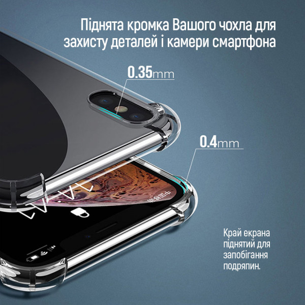 Фото - Микроповреждение - Чехол для смартфона Colorway TPU AntiShock Xiaomi Redmi Note 12 Pro 5G Clear (CW-CTASXRN12P5)