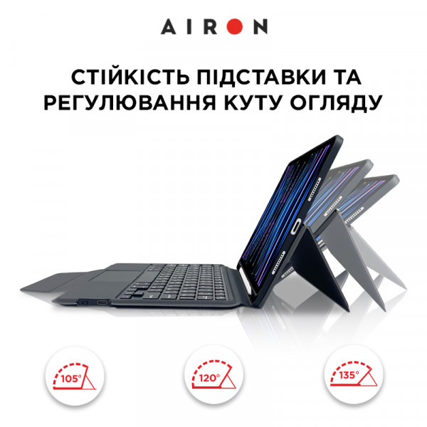 Фото - Чехол для планшета AIRON Premium for iPad Pro 11 2018/2020/2021 с интегрированной клавиатурой (4822352781096)