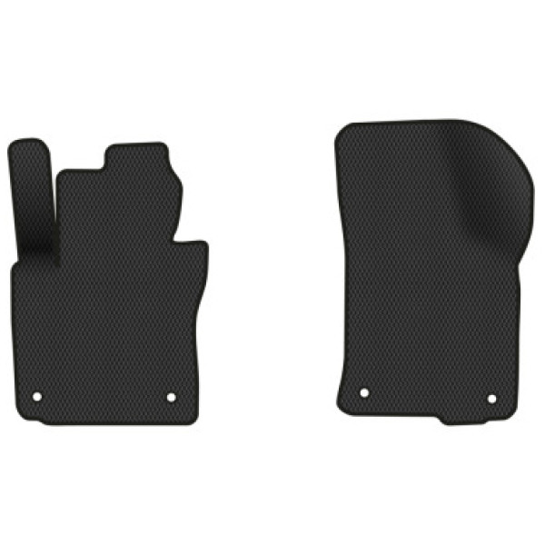 Фото - Коврики из экокожи в салон авто передние EVAtech для Octavia A5 (MT, 4 clips) Skoda 2004-2013 2 поколение Combi EU (SK12153A2AV4BBB)