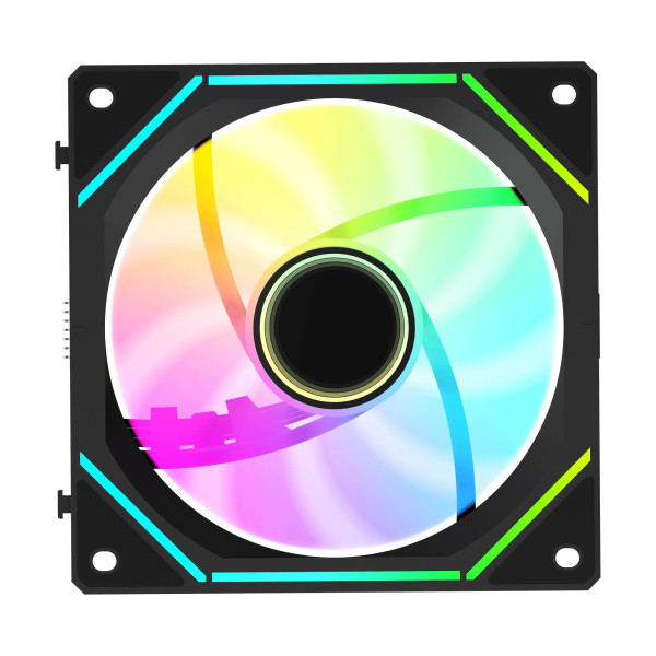 Фото - Корпусный вентилятор OCYPUS 120MM GAMMA F12 UNI BK ARGB REVERSE BLADE 3 IN 1 (GAMMA-F12-BK3AM01U-GL)