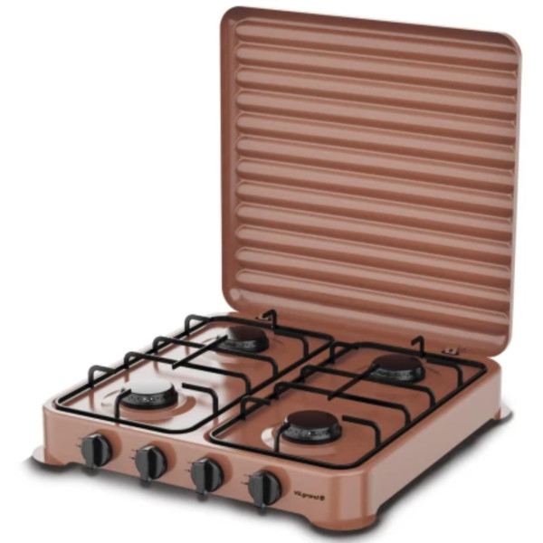 Фото - Плита газовая настольная ViLgrand VGP-4042 Brown Фото - Плита газовая настольная ViLgrand VGP-4042 Brown