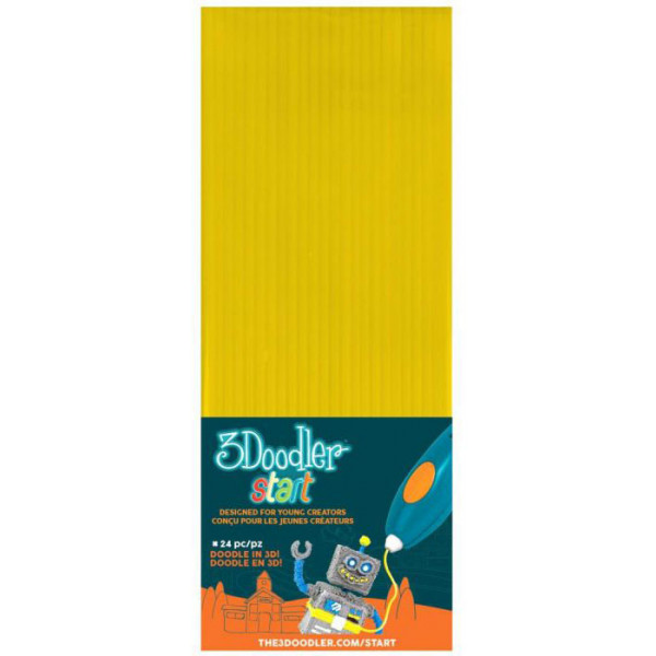 Фото - 3D стержни 3Doodler Набор стержней, 24 шт (3DS-ECO04-YELLOW-24)