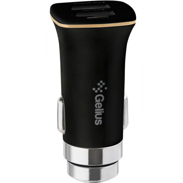 Фото - Автомобильное зарядное устройство Gelius Pro Apollo GP-CC01 2USB 3.1A 15W + Cable Type-C Black (92661)