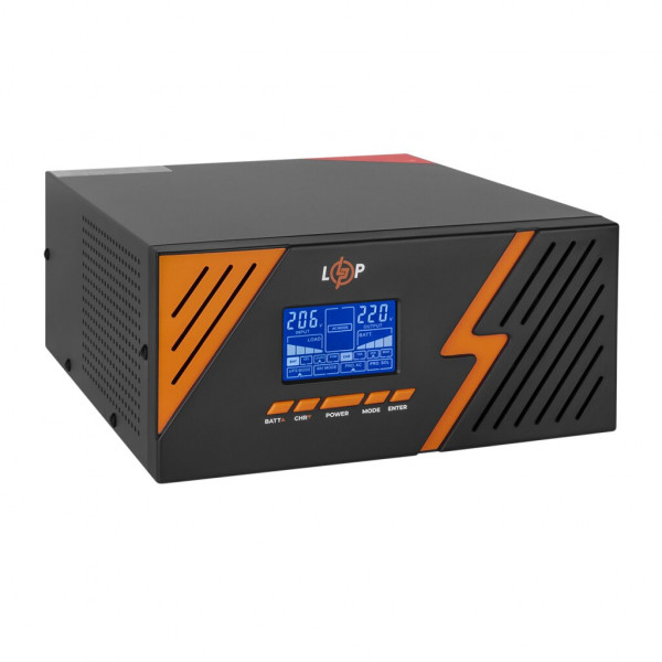 Фото - Источник бесперебойного питания LogicPower LPM-PSW-1500VA 1050 Вт Black (LP22754)