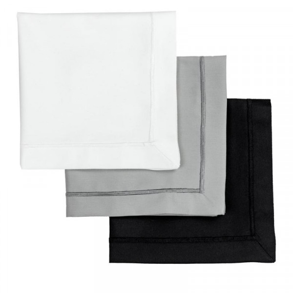 Фото - Салфетка для сервировки Прованс Kelly черная 40х40 см (032892)