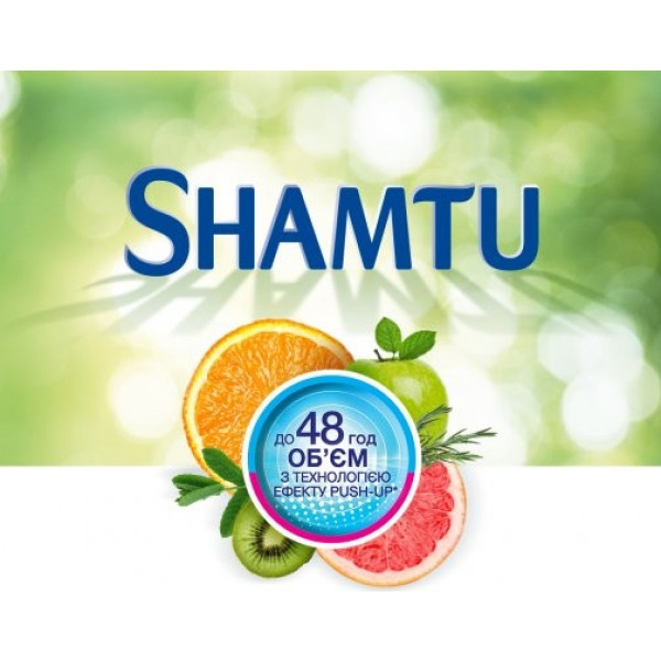 Фото - Шампунь женский Shamtu Питание и Сила из экстра фруктов 360 мл (4015100195774)