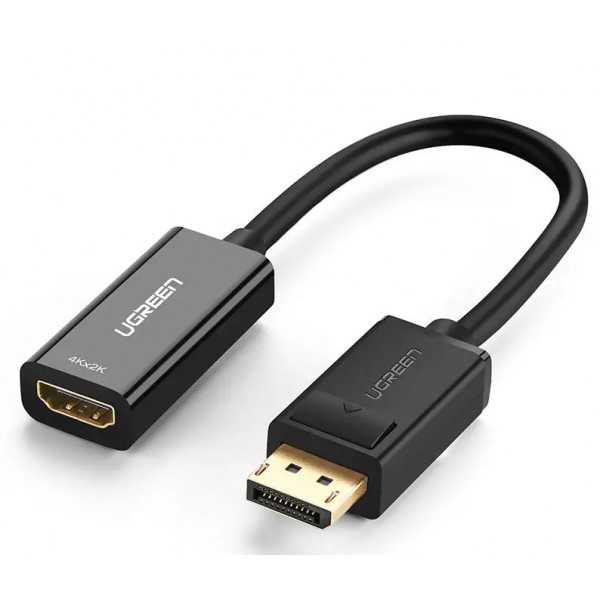 Фото - Переходник UGREEN MM137 DP to HDMI Female Converter 1080P Black (40362)
