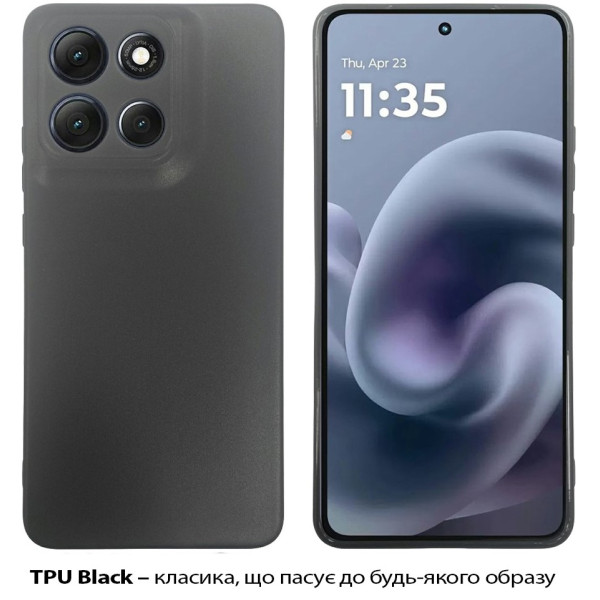 Фото - Чехол для смартфона BeCover for Motorola Moto G86 Black (713768)