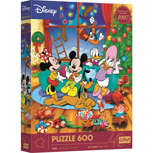 Фото - Пазлы (8+) Trefl 40th anniversary Микки Маус и друзья 600 эл (76029) Фото - Пазлы (8+) Trefl 40th anniversary Микки Маус и друзья 600 эл (76029)