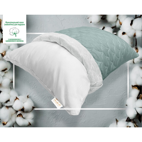 Фото - Наволочка Zastelli хлопок Aqua 50x70 см (21538)