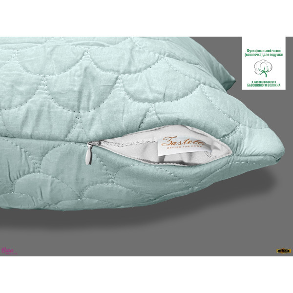 Фото - Наволочка Zastelli хлопок Aqua 50x70 см (21538)