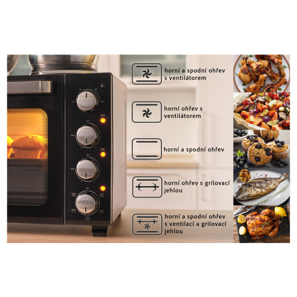 Фото - Печь электрическая Sencor SEO3500BK