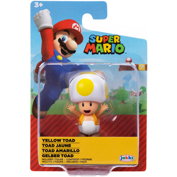 Фото - Набор игровых фигурок Super Mario ЖЕЛТЫЙ ТОАД (6 см) (41291i-GEN)