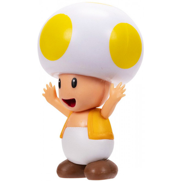Фото - Набор игровых фигурок Super Mario ЖЕЛТЫЙ ТОАД (6 см) (41291i-GEN)