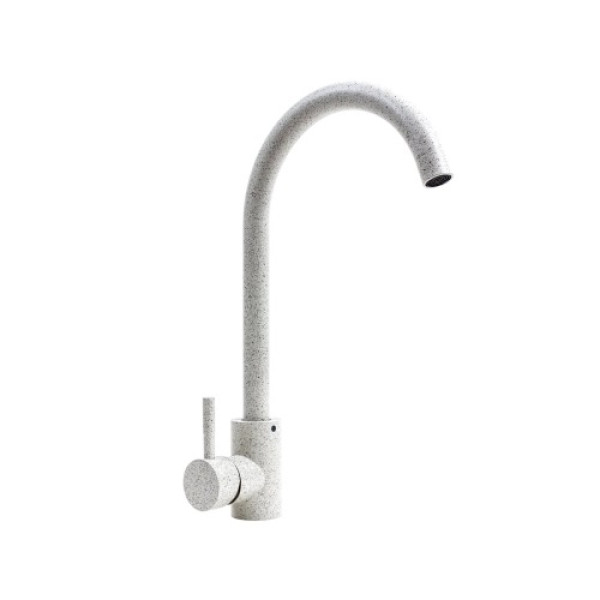 Фото - Мойка кухонная+смеситель VALESO ARIA 5851 белая в точку +56 B NESP белая в точку +Сифон 1041